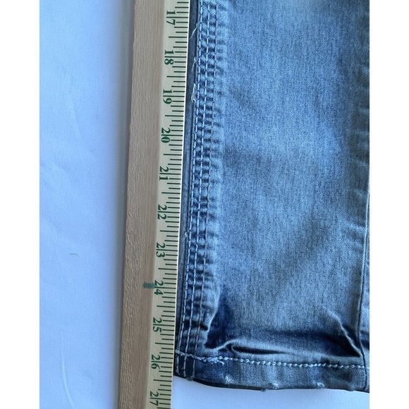 Cultura New York Pants Womens 10 Light Denim Jeans Skinny Mid Rise Super Flex - Picture 16 of 16